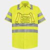 Men's High Visibility Safety Short Sleeve Work Shirt Thumbnail