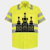 Men's High Visibility Safety Short Sleeve Work Shirt Thumbnail