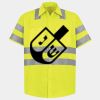 Men's High Visibility Safety Short Sleeve Work Shirt Thumbnail