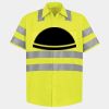 Men's High Visibility Safety Short Sleeve Work Shirt Thumbnail
