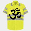 Men's High Visibility Safety Short Sleeve Work Shirt Thumbnail