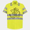 Men's High Visibility Safety Short Sleeve Work Shirt Thumbnail