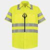 Men's High Visibility Safety Short Sleeve Work Shirt Thumbnail