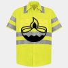 Men's High Visibility Safety Short Sleeve Work Shirt Thumbnail