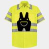 Men's High Visibility Safety Short Sleeve Work Shirt Thumbnail