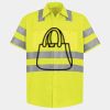 Men's High Visibility Safety Short Sleeve Work Shirt Thumbnail