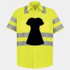 Men's High Visibility Safety Short Sleeve Work Shirt Thumbnail