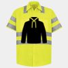 Men's High Visibility Safety Short Sleeve Work Shirt Thumbnail