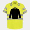 Men's High Visibility Safety Short Sleeve Work Shirt Thumbnail