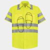 Men's High Visibility Safety Short Sleeve Work Shirt Thumbnail