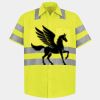 Men's High Visibility Safety Short Sleeve Work Shirt Thumbnail