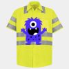 Men's High Visibility Safety Short Sleeve Work Shirt Thumbnail