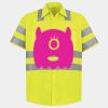 Men's High Visibility Safety Short Sleeve Work Shirt Thumbnail