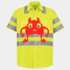 Men's High Visibility Safety Short Sleeve Work Shirt Thumbnail