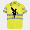 Men's High Visibility Safety Short Sleeve Work Shirt Thumbnail