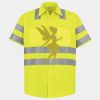 Men's High Visibility Safety Short Sleeve Work Shirt Thumbnail