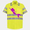 Men's High Visibility Safety Short Sleeve Work Shirt Thumbnail
