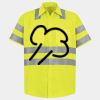 Men's High Visibility Safety Short Sleeve Work Shirt Thumbnail