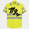 Men's High Visibility Safety Short Sleeve Work Shirt Thumbnail