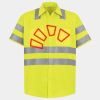 Men's High Visibility Safety Short Sleeve Work Shirt Thumbnail