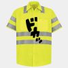 Men's High Visibility Safety Short Sleeve Work Shirt Thumbnail