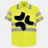 Men's High Visibility Safety Short Sleeve Work Shirt Thumbnail