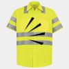 Men's High Visibility Safety Short Sleeve Work Shirt Thumbnail