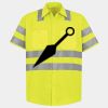 Men's High Visibility Safety Short Sleeve Work Shirt Thumbnail