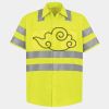 Men's High Visibility Safety Short Sleeve Work Shirt Thumbnail