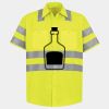 Men's High Visibility Safety Short Sleeve Work Shirt Thumbnail