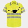 Men's High Visibility Safety Short Sleeve Work Shirt Thumbnail