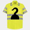 Men's High Visibility Safety Short Sleeve Work Shirt Thumbnail