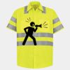 Men's High Visibility Safety Short Sleeve Work Shirt Thumbnail