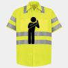 Men's High Visibility Safety Short Sleeve Work Shirt Thumbnail