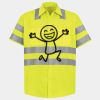 Men's High Visibility Safety Short Sleeve Work Shirt Thumbnail