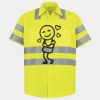 Men's High Visibility Safety Short Sleeve Work Shirt Thumbnail