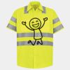 Men's High Visibility Safety Short Sleeve Work Shirt Thumbnail