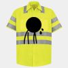 Men's High Visibility Safety Short Sleeve Work Shirt Thumbnail
