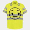 Men's High Visibility Safety Short Sleeve Work Shirt Thumbnail
