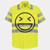 Men's High Visibility Safety Short Sleeve Work Shirt Thumbnail