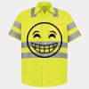 Men's High Visibility Safety Short Sleeve Work Shirt Thumbnail