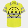 Men's High Visibility Safety Short Sleeve Work Shirt Thumbnail