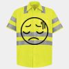 Men's High Visibility Safety Short Sleeve Work Shirt Thumbnail