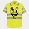 Men's High Visibility Safety Short Sleeve Work Shirt Thumbnail