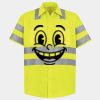 Men's High Visibility Safety Short Sleeve Work Shirt Thumbnail