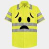 Men's High Visibility Safety Short Sleeve Work Shirt Thumbnail