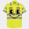 Men's High Visibility Safety Short Sleeve Work Shirt Thumbnail