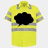 Men's High Visibility Safety Short Sleeve Work Shirt Thumbnail