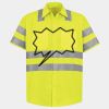 Men's High Visibility Safety Short Sleeve Work Shirt Thumbnail
