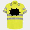 Men's High Visibility Safety Short Sleeve Work Shirt Thumbnail